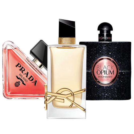 Zestaw 3 perfum | Prada Paradox, Black Opium Yves Saint Laurent, Libre 100 ml